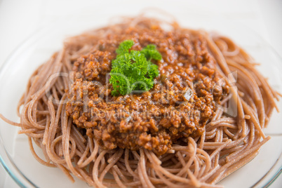 Vollkorn Spaghetti Bolognese