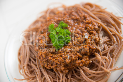 Vollkorn Spaghetti Bolognese