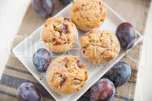 Pflaumen Muffins