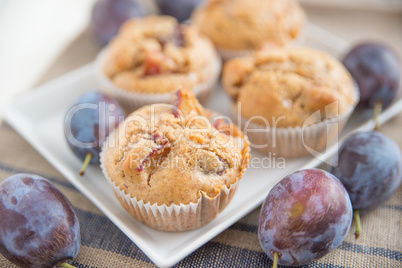 Pflaumen Muffins