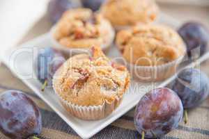 Pflaumen Muffins