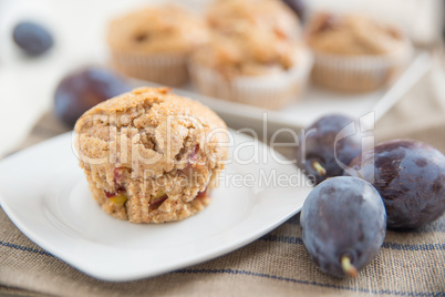 Pflaumen Muffins