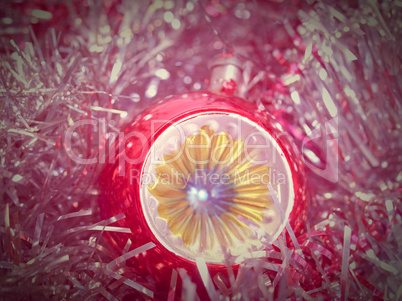 Retro look Christmas decoration