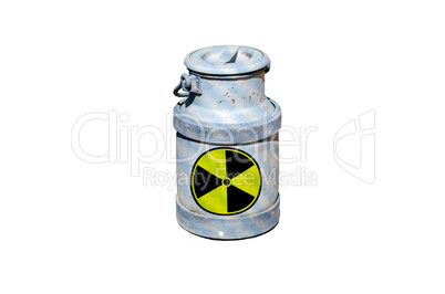 Fass mit Atommüll, Fass mit radioaktiver Abfällen