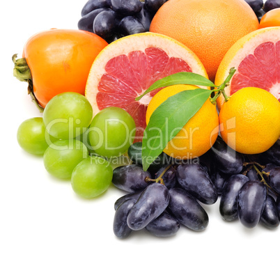set of fruits and berries