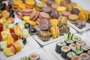 Macarons auf Buffet / Catering