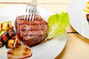 grilled beef filet mignon