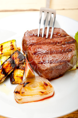 grilled beef filet mignon