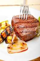 grilled beef filet mignon