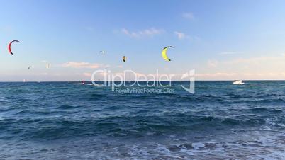 Seaside fun with kite