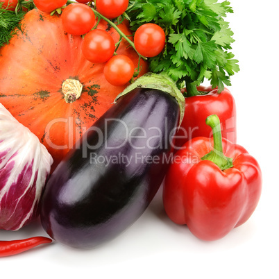 set of  vegetables