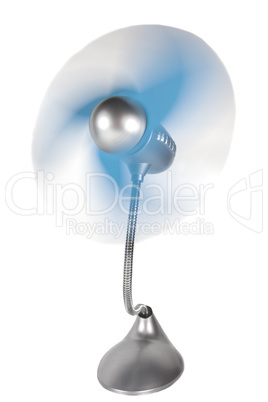 Portable rotating fan