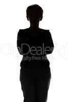 Photo of silhouette adult woman
