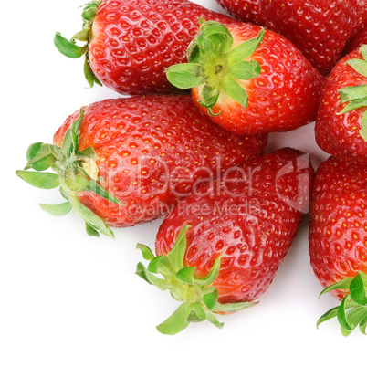 strawberry isolated on white background