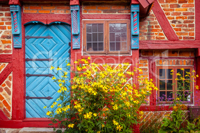 Buntes Fachwerk