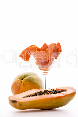 Papaya - a healthy food product.