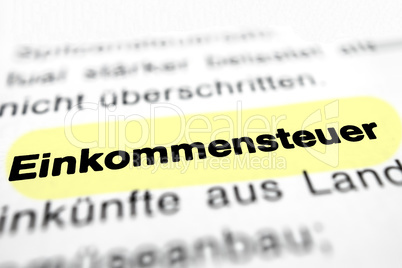 Einkommensteuer