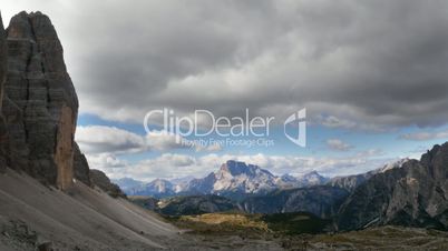 dark clouds over dolomites time lapse 11547