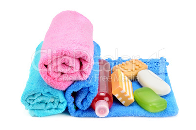 towels and soap