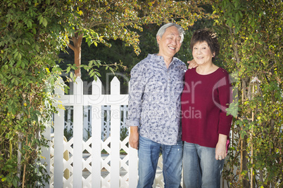 Attractive Chinese Couple Enjoying Their House