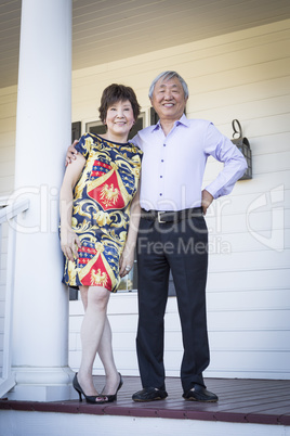 Attractive Chinese Couple Enjoying Their House