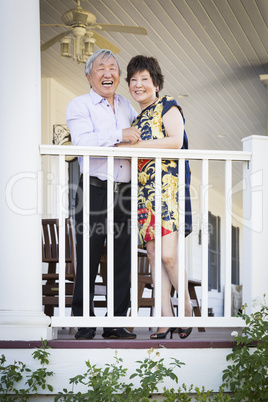 Attractive Chinese Couple Enjoying Their House