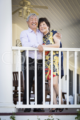 Attractive Chinese Couple Enjoying Their House