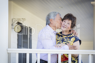 Attractive Chinese Couple Enjoying Their House