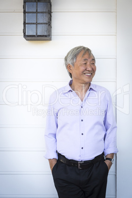 Attractive Older Chinese Man Portrait