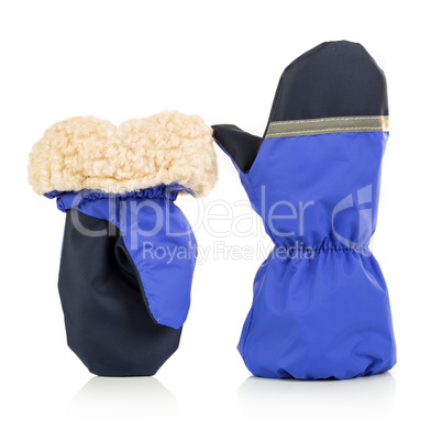 Children's autumn-winter mittens