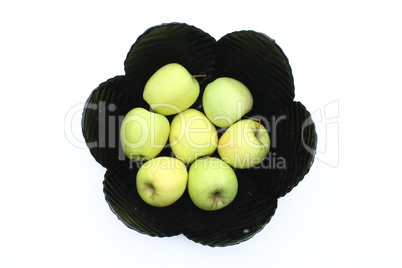 black fruit bowl