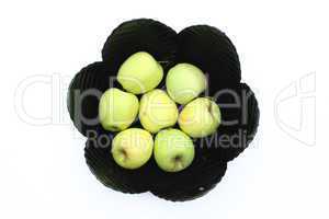 black fruit bowl