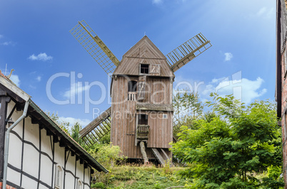 Alte holländische Windmühle