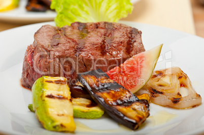 grilled beef filet mignon