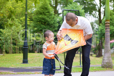 Flying kite