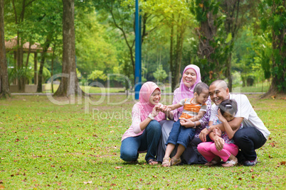 Asian Muslim family lifestyle