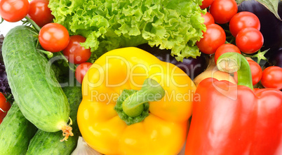 set of vegetables