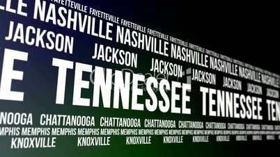 Tennessee State and Major Cities Scrolling Banner
