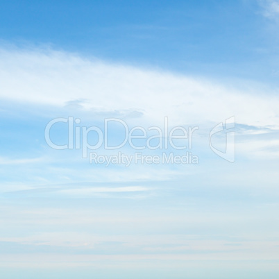 blue sky with light clouds