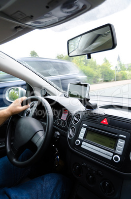 car cockpit