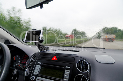 car cockpit