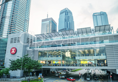 HONG KONG - MAY 11: customers inside apple store in Hong Kong on