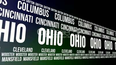 Ohio State and Major Cities Scrolling Banner