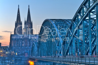 Kölner Dom, Hohenzollernbrücke, Köln