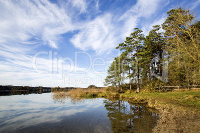 HDR capture of a lake in Bavaria in autumn