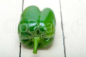 fresh green bell pepper