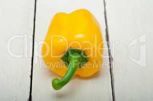 fresh yellow  bell pepper