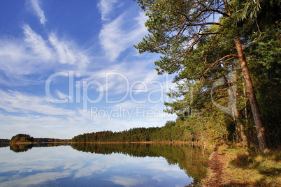 HDR capture of a lake in Bavaria in autumn