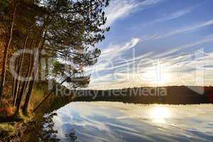 HDR capture of a lake in Bavaria in autumn