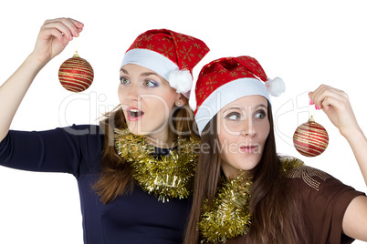 Image of two surprised young women